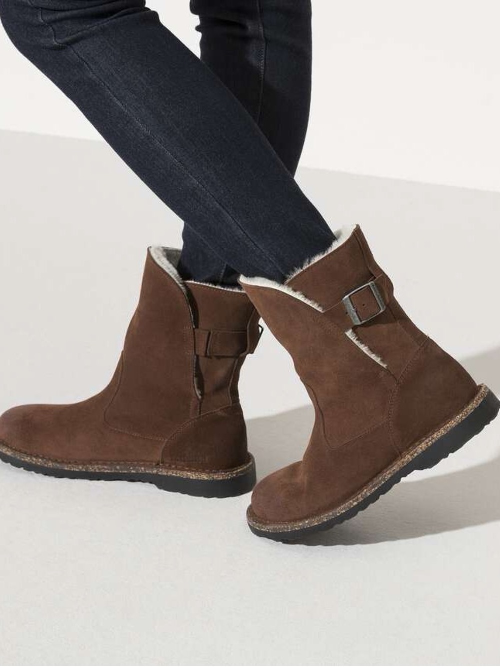 BIRKENSTOCK Uppsala is a mid-calf high slip-on boot